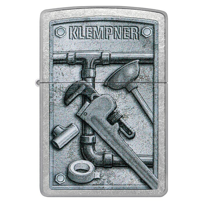 Zippo Sturmfeuerzeug Classic Street Chrome™ (Klempner, Einfarbig) | BAUHAUS