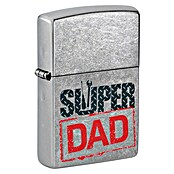 Zippo Sturmfeuerzeug Classic Street Chrome™ (Super Dad) | BAUHAUS