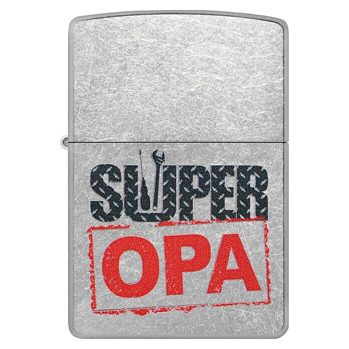 Zippo Sturmfeuerzeug Classic Street Chrome™ (Super Opa) | BAUHAUS