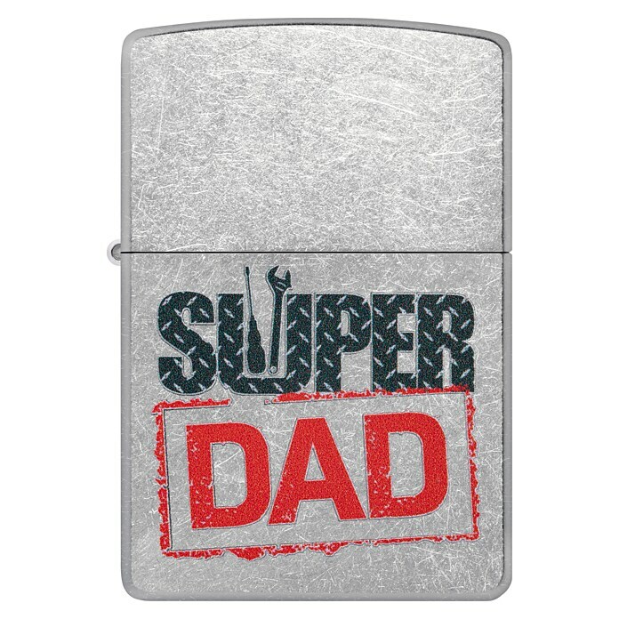 Zippo Sturmfeuerzeug Classic Street Chrome™ (Super Dad) | BAUHAUS