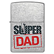 Zippo Sturmfeuerzeug Classic Street Chrome™ (Super Dad) | BAUHAUS