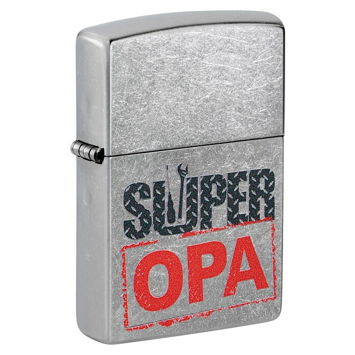 Zippo Sturmfeuerzeug Classic Street Chrome™ (Super Opa) | BAUHAUS