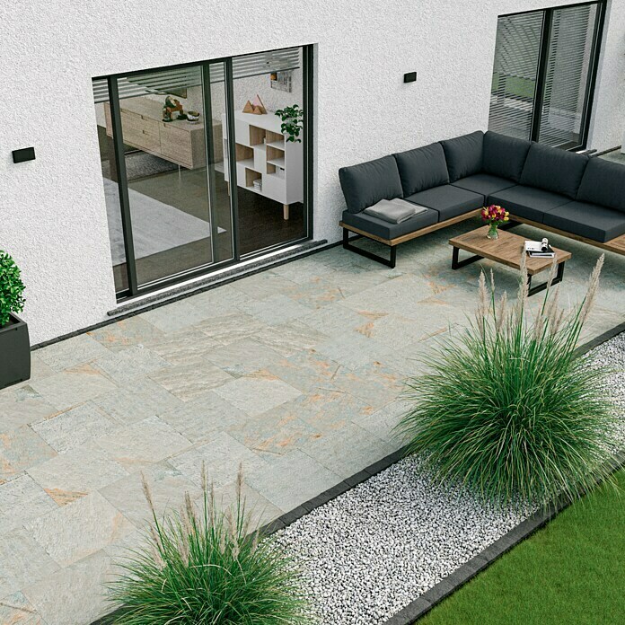 Marazzi Terrassenfliese Esterno 20T Multiquartz (60 x 60 x 2 cm, Grau, Matt) | BAUHAUS