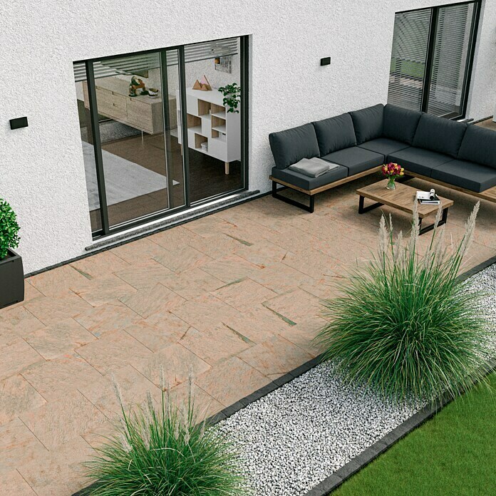 Marazzi Terrassenfliese Esterno 20T Multiquartz (60 x 60 x 2 cm, Beige, Matt) | BAUHAUS