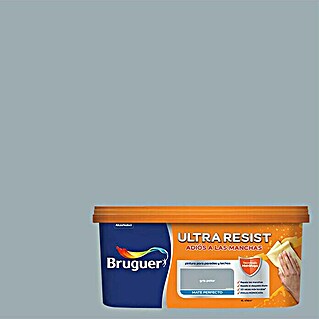 Bruguer Ultra Resist Pintura para paredes (Gris polar, 4 l, Mate)