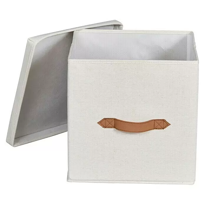 Store It Aufbewahrungsbox CubeL x B x H: 30 x 30 x 30 cm, Textil, Beige