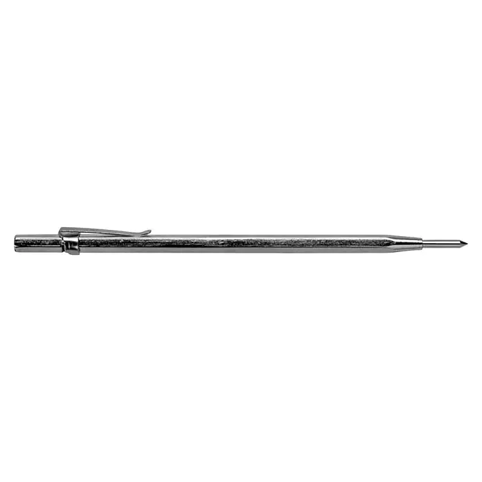 Scala Reißnadel - Länge: 150 mm - Silberner Automatik-Körner mit Clip zur Befestigung. Das Werkzeug ist ideal zum Markieren von Metall, Holz und Kunststoff.