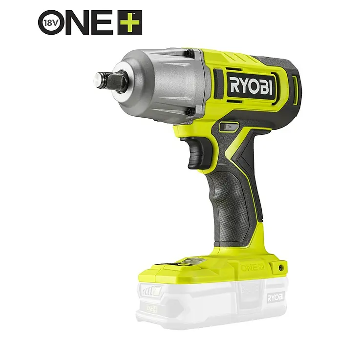 Ryobi ONE+ Akku-Schlagschrauber RIW18-0 - 18 V, Ohne Akku, 600 Nm - Ryobi ONE+ Akku-Schlagschrauber für kraftvolle Schraubarbeiten. Ideal für Werkstatt und Baustelle mit hohem Drehmoment.