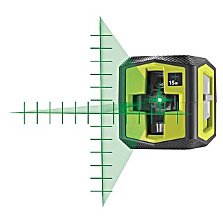 Ryobi Kreuzlinienlaser RBCLLG2 mit Skalamarkierung (Max. Arbeitsbereich: 15 m)