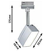 Paulmann URail Foco LED para riel (5 W, Color de luz: Blanco cálido, L x An: 5 x 4,8 cm)