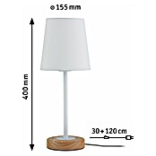 Paulmann Neordic Lámpara de sobremesa (1 luz, 20 W, E27, Altura: 40 cm)