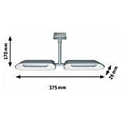 Paulmann URail Regleta LED para riel Dipper (2 luces, 2 x 8 W)
