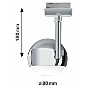 Paulmann URail Foco LED para riel Capsule II (6 W, Color de luz: Blanco cálido)