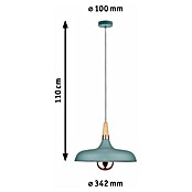 Paulmann Neordic Viseća svjetiljka (20 W, Nježno zelena, Visina: 34,2 cm)