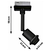 Paulmann URail LED-Spot DecoSystems (Lampenfassung: E14, Farbe: Schwarz) | BAUHAUS