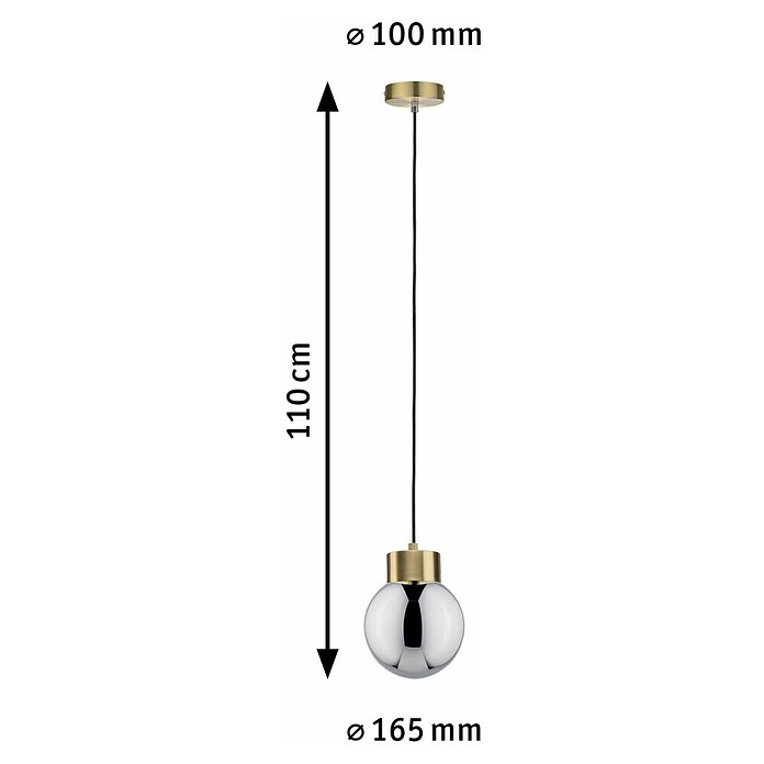 Paulmann Neordic Viseća svjetiljka (20 W, null, Visina: 110 mm)