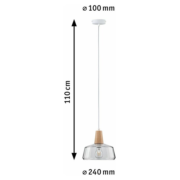 Paulmann Viseća svjetiljka (20 W, null, Visina: 110 cm)