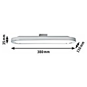Paulmann URail Panel LED Loop (8 W, Blanco, L x An x Al: 380 x 110 x 35 mm) | BAUHAUS