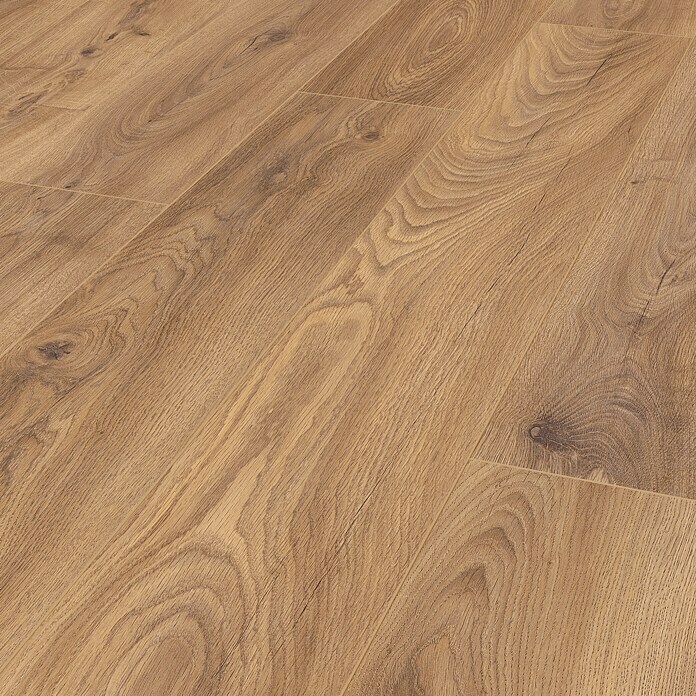 LOGOCLIC Aquaprotect Laminat Firebrand Oak (2.003 x 195 x 8 mm, Landhausdiele, Firebrand Oak) | BAUHAUS