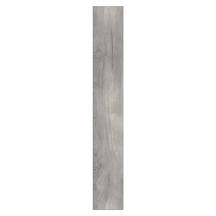 LOGOCLIC Aquaprotect Laminat - Tasso Oak, Landhausdiele, 1.288 x 245 x 8 mm - Graue Holzstruktur mit feinen Maserungen, ideal für moderne Innenräume. Das Laminat verleiht jedem Raum eine natürliche und elegante Note.