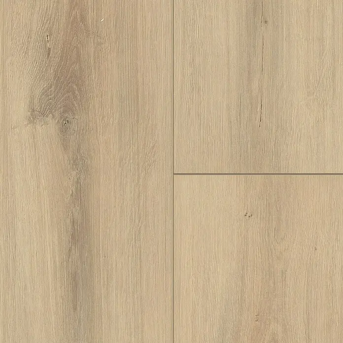 LOGOCLIC Aquaprotect Laminat - Chatol Oak, Landhausdiele, 1.288 x 245 x 8 mm - Nahtlose Textur von hellem Holzparkett, ideal für hochwertige Bodenbeläge und Innendesign.