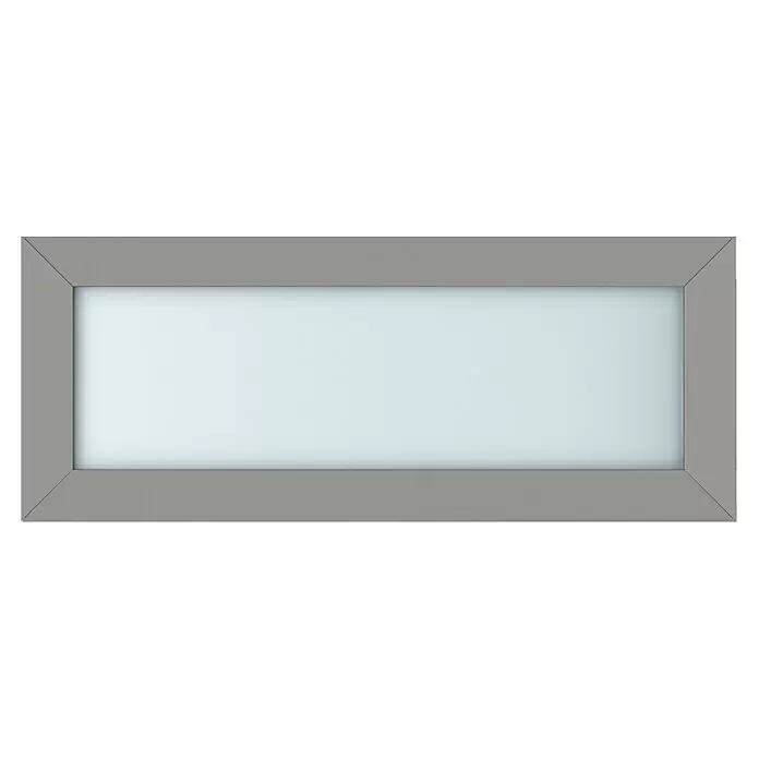 Gerda Oberlicht Altus Kyoto - 100 x 40 cm, Staubgrau, Sandgestrahlt - Vorderansicht