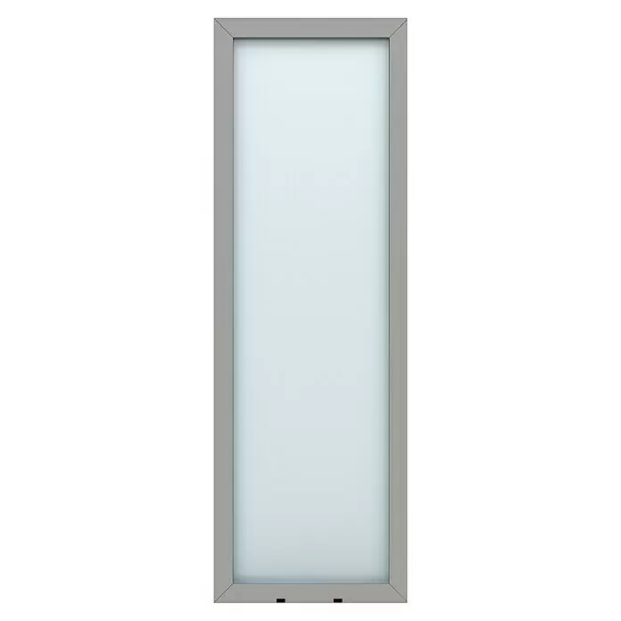 Gerda Seitenteil Altus Kyoto - 70 x 210 cm, Staubgrau, Sandgestrahlt - Vorderansicht