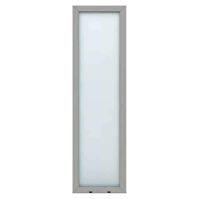 Gerda Seitenteil Altus Kyoto - 60 x 210 cm, Staubgrau, Sandgestrahlt - Vorderansicht