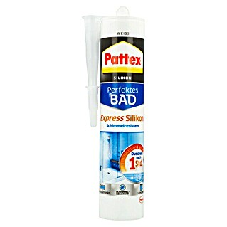 Pattex Express-Silikon (Weiß, 300 ml, Gebrauchsfertig)