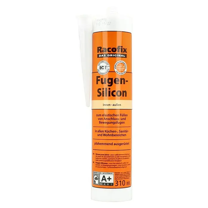 Racofix Fugen-Silikon - Anthrazit, 310 ml - Racofix Fugen-Silicon: Das Original für elastische Füllungen im Innen- und Außenbereich, pilzhemmend ausgerüstet.