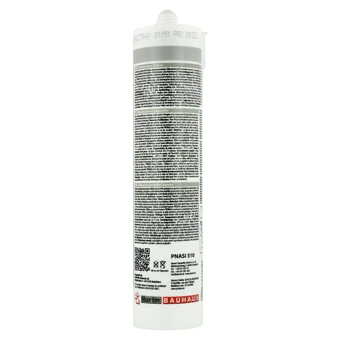 Probau Naturstein-Silikon - Grau, 310 ml - Tube Naturstein Silikon der Marke PROBAU, ideal für dauerelastische Abdichtungen im Innen- und Außenbereich.