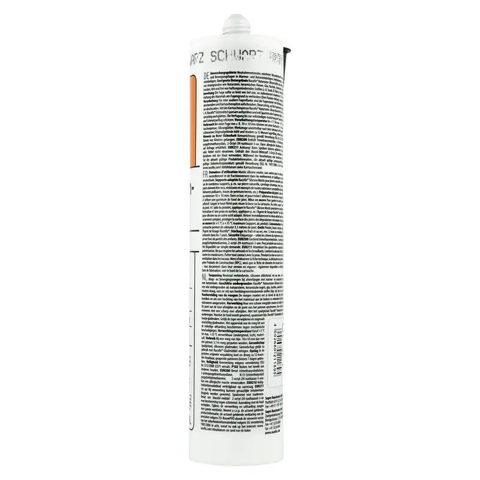 Racofix Naturstein-Silikon - Schwarz, 310 ml - Tube Racofix Naturstein-Silikon in Schwarz, ideal zum Abdichten von Marmor und Natursteinoberflächen, bietet dauerhaften Schutz vor Feuchtigkeit.