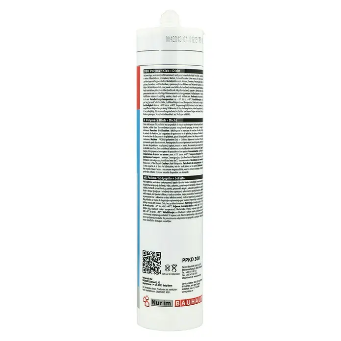Probau Kleb- & Dichtmasse - Transparent, 290 ml - Kleb- und Dichtstoff-Kartusche von Probau für vielfältige Anwendungen im Innen- und Aussenbereich. Hohe Klebkraft für dauerhafte Verbindungen.