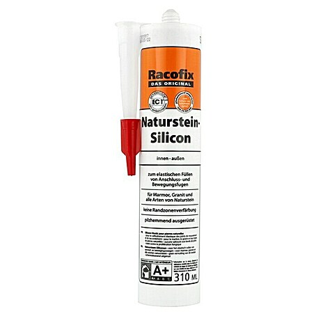 Racofix Naturstein-Silikon (Silbergrau, 310 ml)