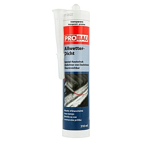 Probau Silikon Allwetter-Dicht (Transparent, 310 ml)