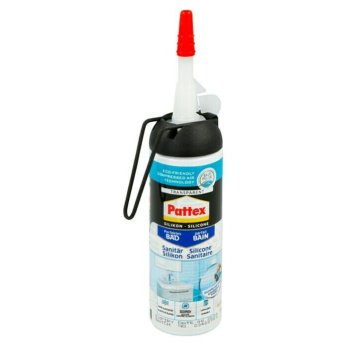 | BAUHAUS (Transparent, 100 Pattex Gebrauchsfertig) ml, Sanitär-Silikon Dusche&Bad