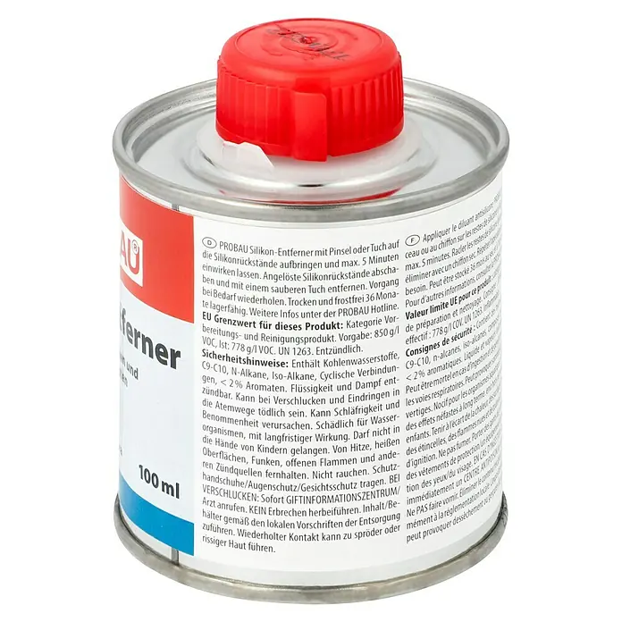 Probau Silikonentferner - 100 ml - Bild einer Dose PROBAU Silikonentferner.