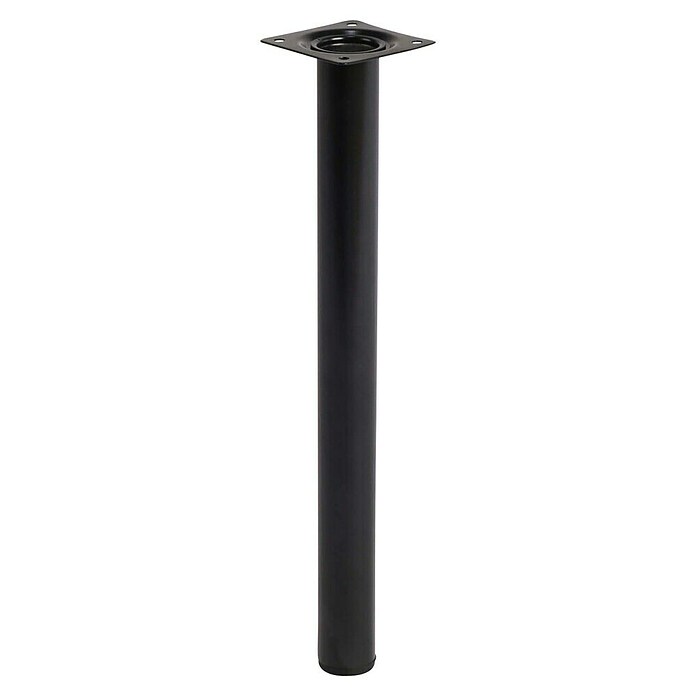 Pata para muebles (Ø x Al: 3 x 30 cm, Acero, Negro, 1 ud.) | BAUHAUS