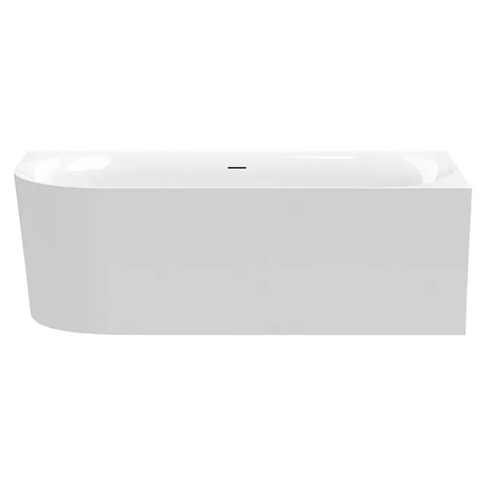 Ottofond Badewanne Mince Corner - 170 x 75 cm, Sanitäracryl, Weiß, Ausrichtung Wanne: Links - Elegante, freistehende Badewanne in schlichtem Weiß, die jedes Badezimmer aufwertet. Ideal für entspannende Momente.