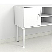Pata para muebles (Ø x Al: 3 x 30 cm, Acero, Blanco, 1 ud.) | BAUHAUS