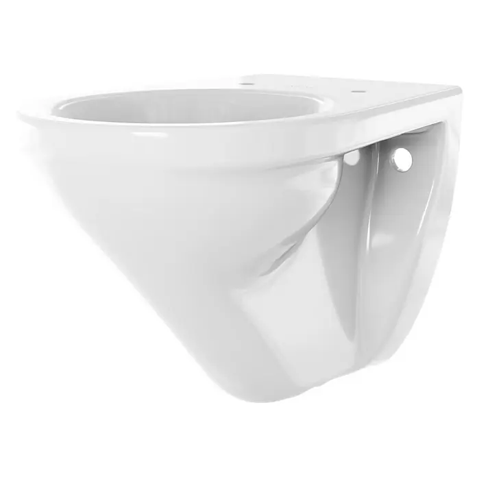 Villeroy & Boch Wand-WC Omnia Pro - Mit Spülrand, Mit schmutzabweisender Glasur, Spülform: Tief, WC Abgang: Waagerecht, Weiß - Moderne, wandhängende Toilette in strahlendem Weiß. Das elegante Design fügt sich nahtlos in jedes Badezimmer ein und verspricht Hygiene.