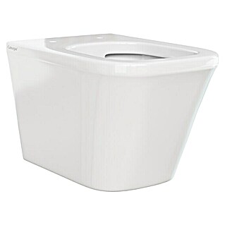 Camargue Los Angeles Zidna WC školjka (Bez ruba, Bez posebne glazure, Oblik ispiranja: Duboko, WC odvod: Vodoravno, Bijele boje)