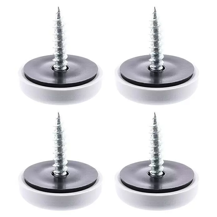 Wagner System Filzgleiter Hyper Slim - Durchmesser: 17 mm, 4 Stk., Mit Schraube - Vorderansicht