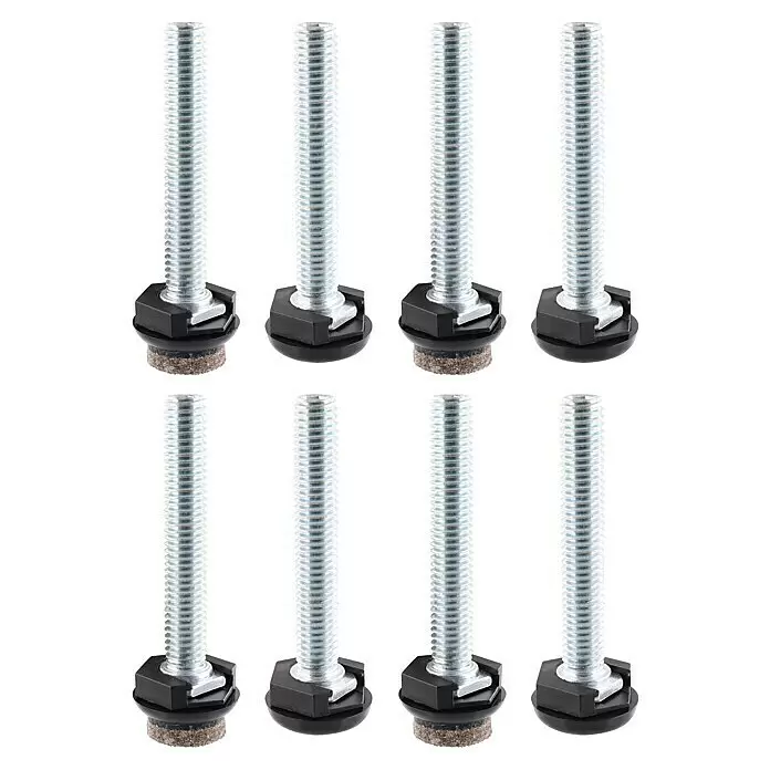 Wagner System Verstellfüße - Länge Gewinde: 50 mm, Durchmesser Gewinde: 8 mm, 4 Stk. - Vorderansicht