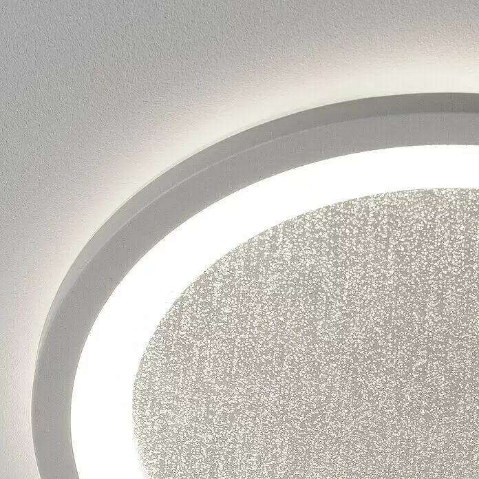 Brilliant LED-Deckenleuchte rund Tanida22 W, Ø x H: 29,5 x 2,5 cm, Weiß, Neutralweiß