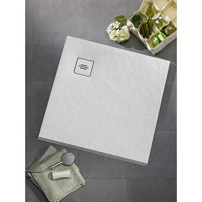 Ottofond Duschwanne Nevis - L x B: 100 x 100 cm, Weiß - Stimmungsaufnahme