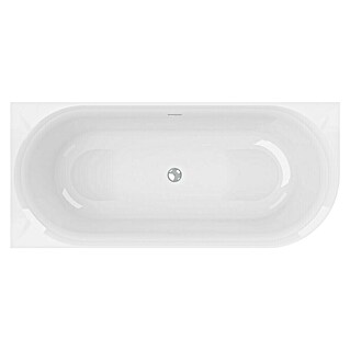 Ottofond Badewanne Mince Corner (170 x 75 cm, Sanitäracryl, Weiß, Ausrichtung Wanne: Rechts)