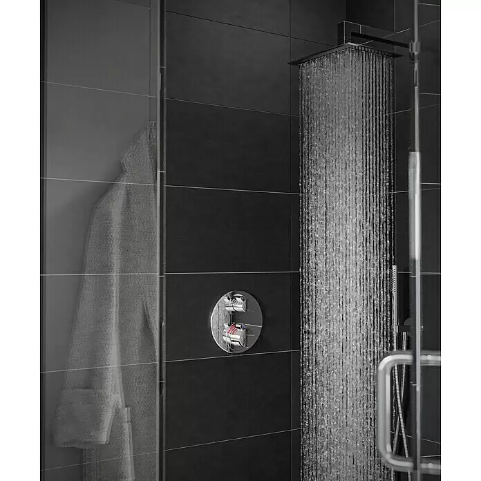 Hansgrohe Ecostat UP-Thermostatarmatur S - Rund, Chrom, Glänzend - Stimmungsaufnahme