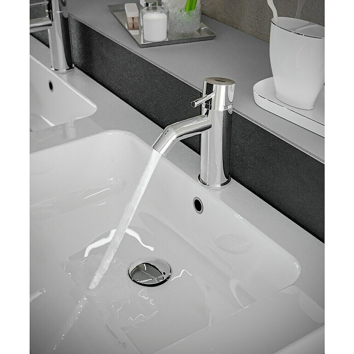 Grohe Essence New Waschtischarmatur (Ohne Zugstange, Chrom, Glänzend)