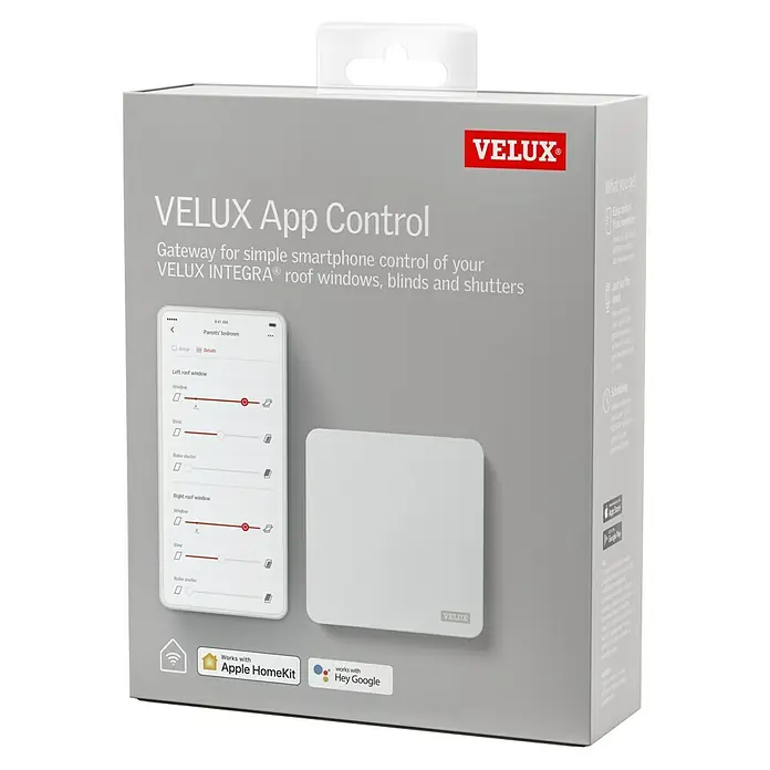Velux App Control KIG 300 - Passend für: VELUX Solar- & Elektro-Produkte hergestellt seit 2007 - Das VELUX App Control Paket für die einfache Smartphone-Steuerung Ihrer VELUX INTEGRA Dachfenster, Rollos und Jalousien.